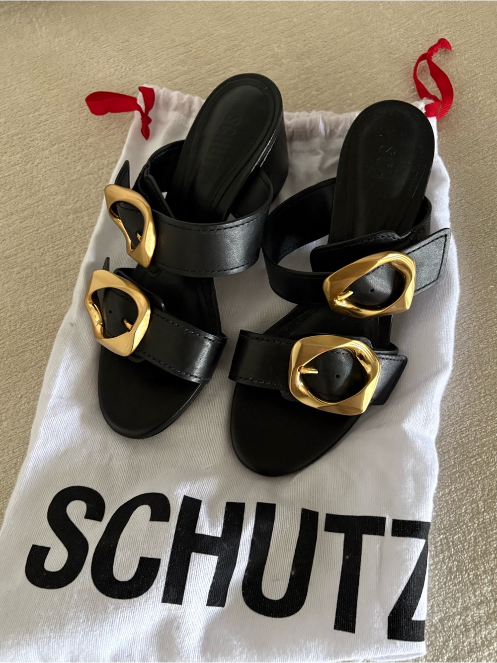 NWT SCHUTZ Olga Mid Sandal SZ 6